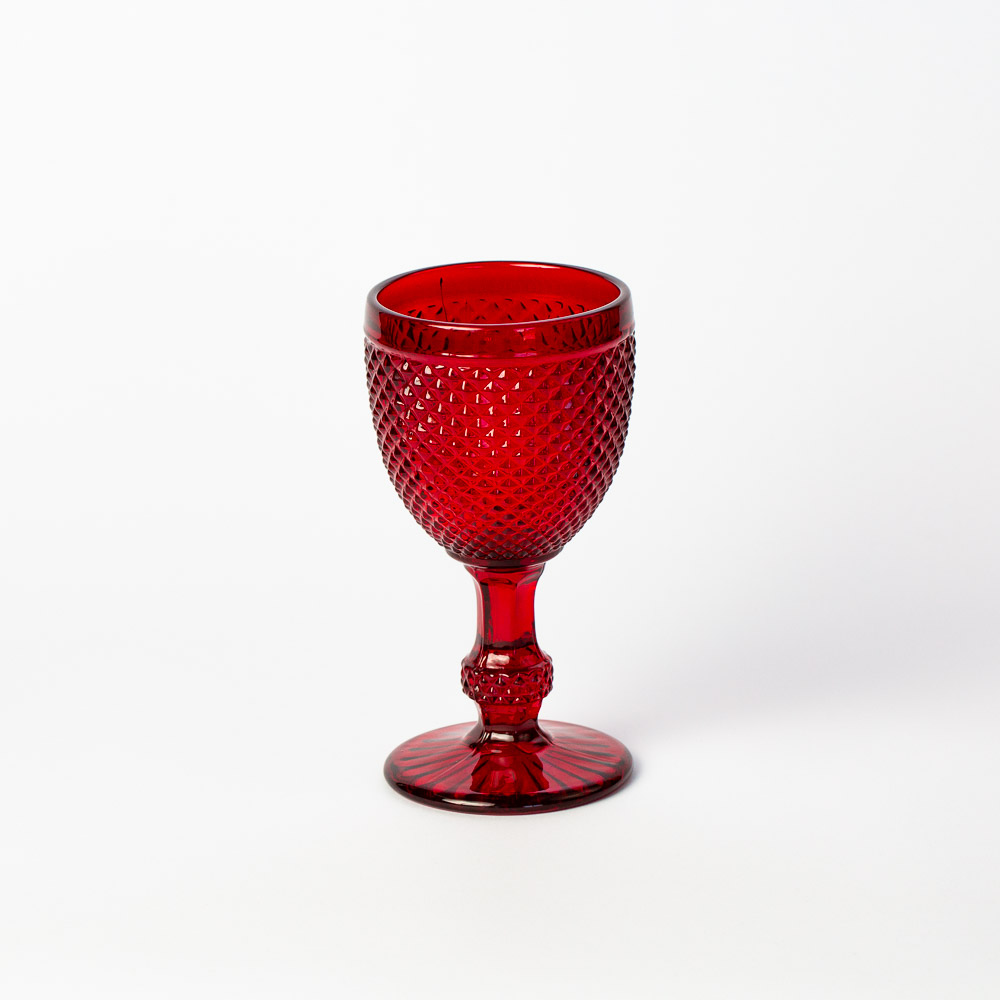 TAÇA BICO DE JACA VERMELHA